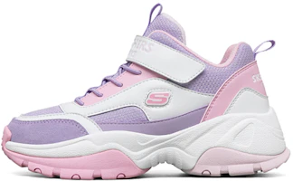 (Youth) Skechers Kozmiks 'White Purple Pink' 664191L-WLVP (Youth) Skechers Kozmiks 'White Purple Pink' 664191L-WLVP
