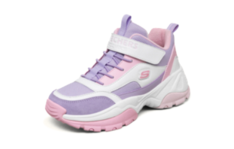 Lookbook (JR) Skechers Kozmiks ''Blanc Violet Rose'' 664191L-WLVP