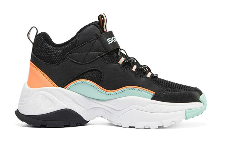 (Youth) Skechers Kozmiks Mid 'Black Light Green' 圖 2