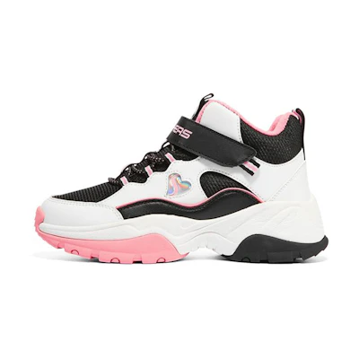 (Youth) Skechers Kozmiks 'Black White Pink'