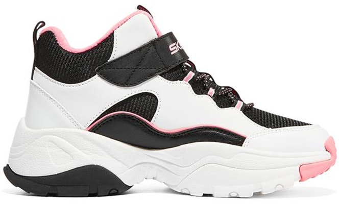 (Youth) Skechers Kozmiks 'Black White Pink' 302527L-BKWP Order (Youth) Skechers Kozmiks 'Black White Pink' 302527L-BKWP