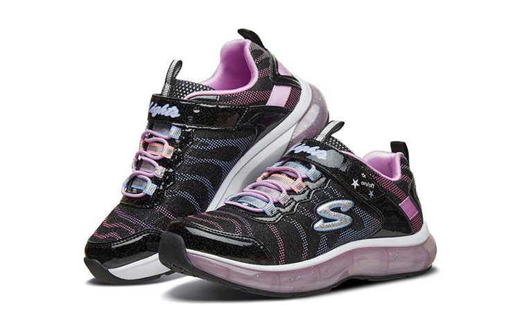 (Youth) Skechers Light Sparks 'Black Multicolor' 圖 3