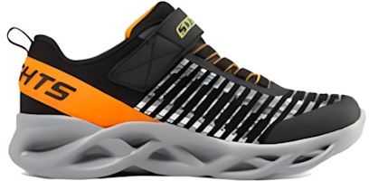 (JR) Skechers Sepatu Menyala 'Hitam Oranye' 401650L-BKOR Order (JR) Skechers Sepatu Menyala 'Hitam Oranye' 401650L-BKOR