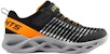 (JR) Skechers Kasut Menyala 'Hitam Oren' 401650L-BKOR