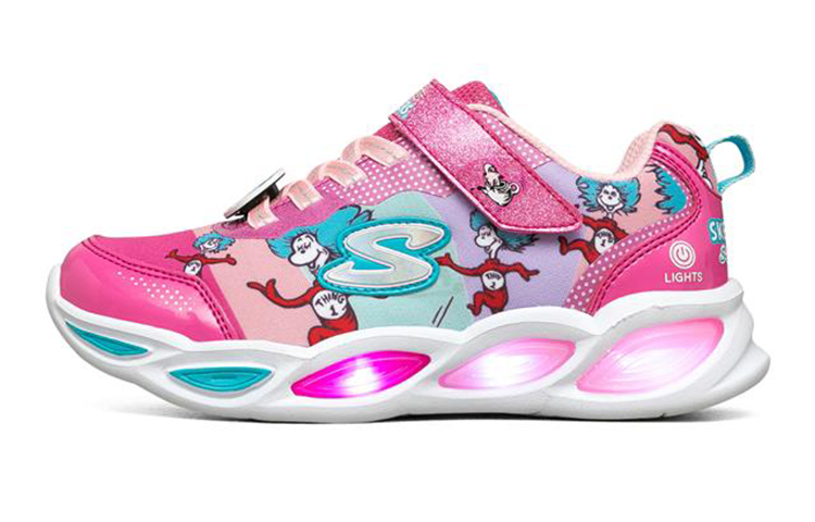 (Youth) Skechers Lights Shimmer Beams 'Pastel' 314988L-PKMT