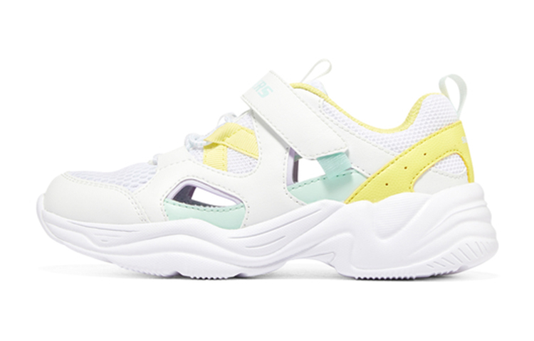(Youth) Skechers Lite Style 'White Yellow' 302546L-WMLT