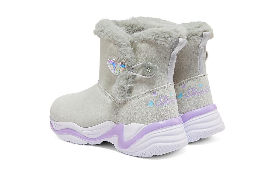 (Youth) Skechers Lite Styles 'Beige Purple' 圖 5