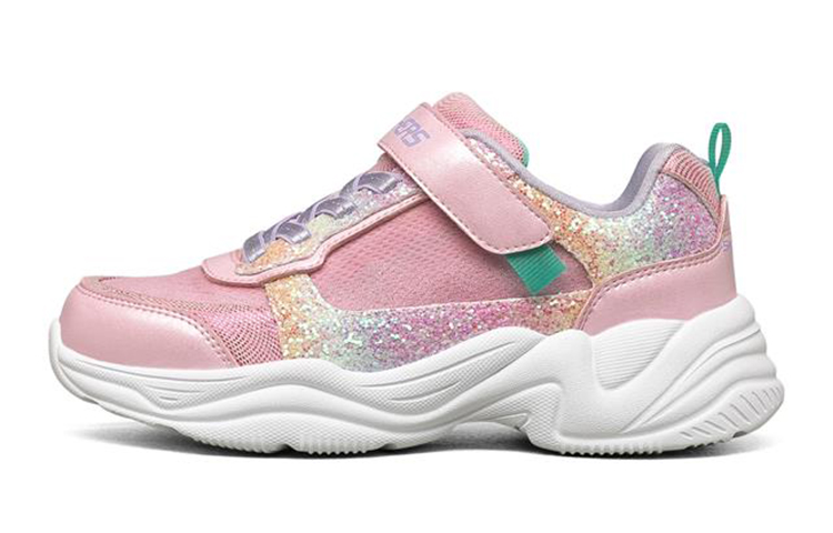 (Youth) Skechers Lite Styles 'Pink Daddy Shoes' 302509L-PKMT