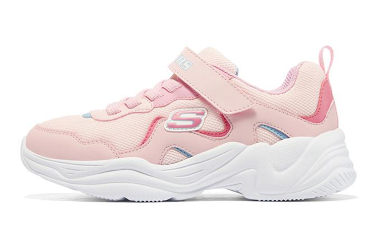 (Youth) Skechers Lite Styles 'Pink Daddy Shoes' 302534L-PKMT