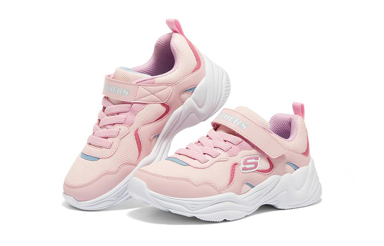 Lookbook (JR) Skechers Lite Styles ''Baskets Roses Daddy Shoes'' 302534L-PKMT