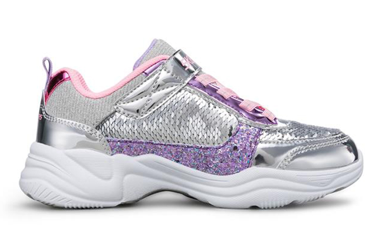 (Youth) Skechers Lite Styles 'Silver Pink' 圖 2