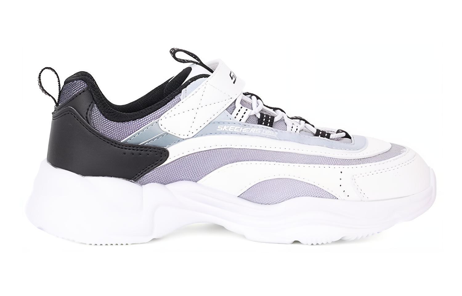 Order (JR) Skechers Lite Styles ''Blanc Noir Gris'' 303903L-WBK