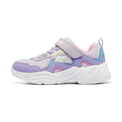 (Youth) Skechers Lite Styles Low 'Grey Purple'