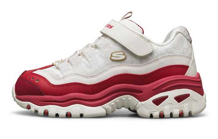 Buy (Youth) Skechers Low-Top 'White Red' 64148L-NTRD