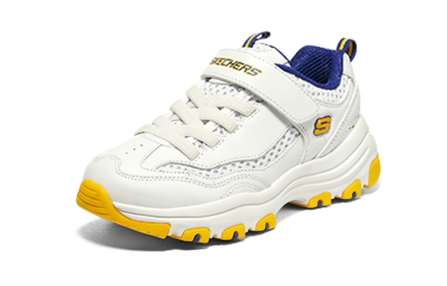 Order 大童 Skechers 舒適低幫老爹鞋 白黃