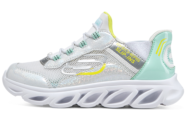(Youth) Skechers Low-Top Running Shoes 'Versatile Comfort White' 319040L-WMLT