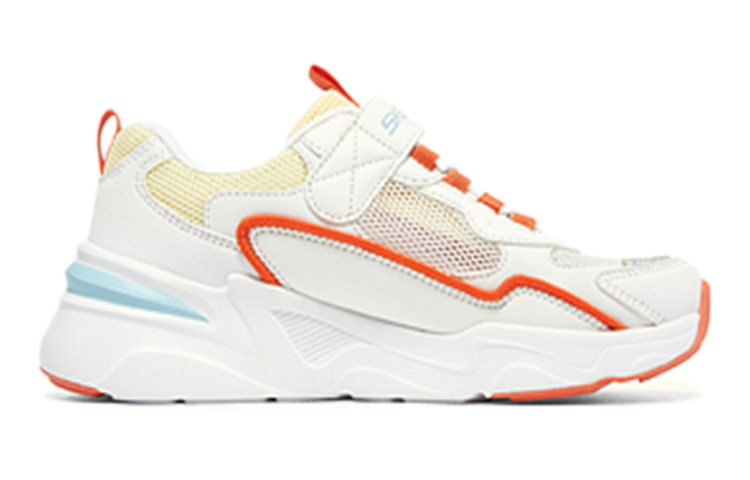 (Youth) Skechers Low-Top Sneaker 'White Orange' 圖 2