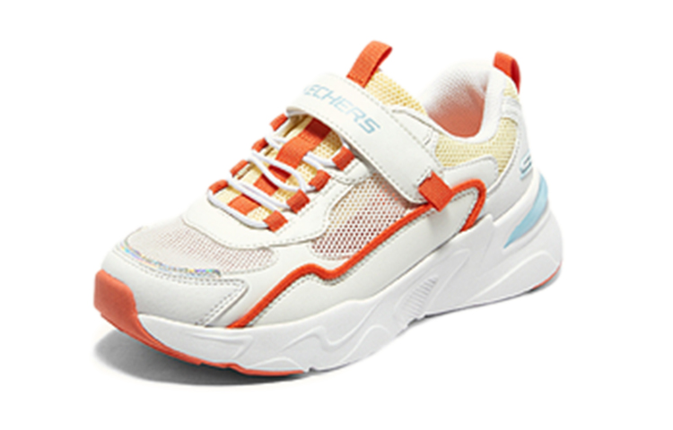 (Youth) Skechers Low-Top Sneaker 'White Orange' 圖 3