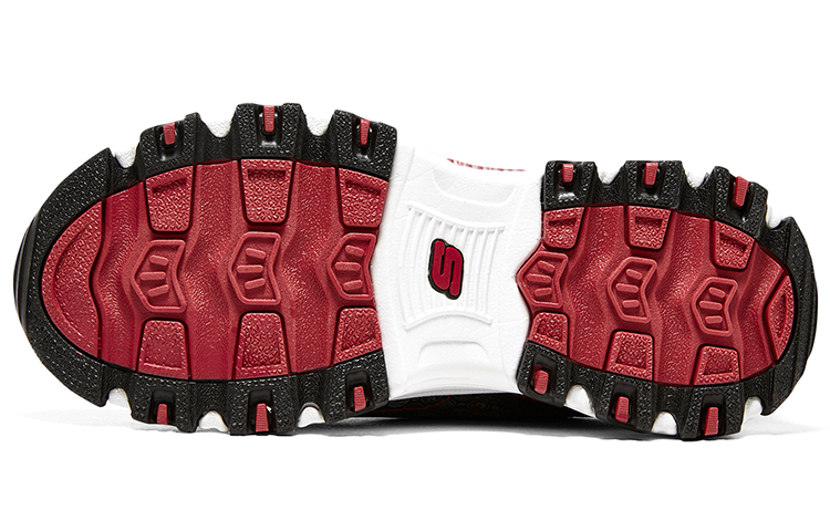 (Youth) Skechers D'lites Sneakers 'Black Red' 圖 6