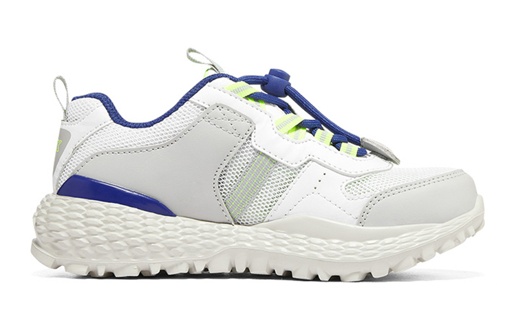 (Youth) Skechers Low-Top Breathable Casual Sneakers 'White Grey Green' 圖 2