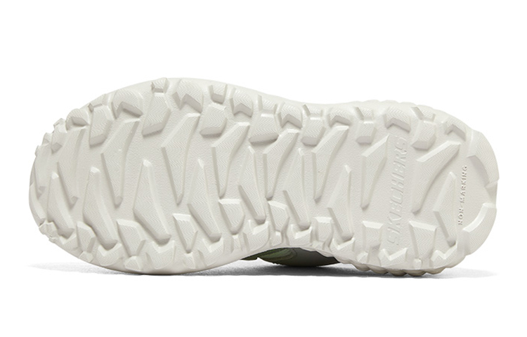 (Youth) Skechers Low-Top Breathable Casual Sneakers 'White Grey Green' 圖 5