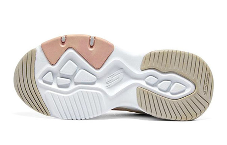 (Youth) Skechers Low Top Durable Dad Shoes 'White Pink' 圖 5