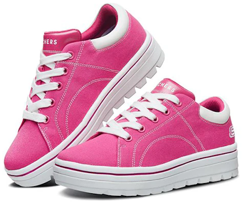 (JR) Skechers Kasut Platform Rendah 'Peach White' 84706L-HTPK Lookbook (JR) Skechers Kasut Platform Rendah 'Peach White' 84706L-HTPK