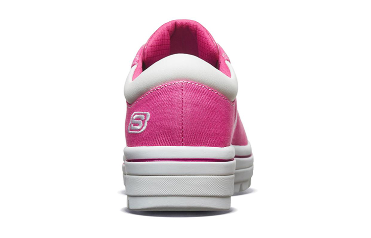 Shop (JR) Skechers Kasut Platform Rendah 'Peach White' 84706L-HTPK