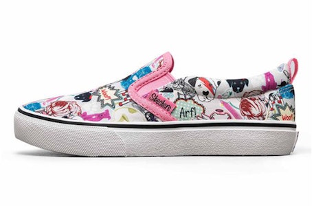 (JR) Skechers Marley Jr Slip-On 'Putih Hitam Merah Jambu' 300001L-WBPK Buy (JR) Skechers Marley Jr Slip-On 'Putih Hitam Merah Jambu' 300001L-WBPK