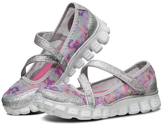 (Youth) Skechers Mary Jane 'Silver Pink' 996459L-SMLT Lookbook (Youth) Skechers Mary Jane 'Silver Pink' 996459L-SMLT
