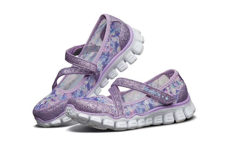 Lookbook (Youth) Skechers Mary Jane Casual 'Purple' 996459L-PUR