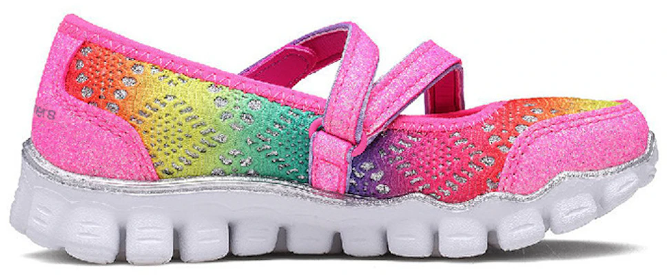 (Youth) Skechers Mary Jane Pink 'Colorful Crochet Princess' 81241L-PKMT Order (Youth) Skechers Mary Jane Pink 'Colorful Crochet Princess' 81241L-PKMT