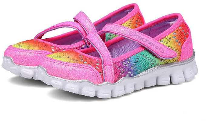 (Youth) Skechers Mary Jane Pink 'Colorful Crochet Princess' 81241L-PKMT Lookbook (Youth) Skechers Mary Jane Pink 'Colorful Crochet Princess' 81241L-PKMT