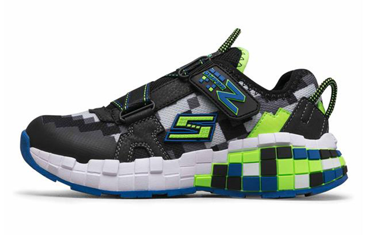 (Youth) Skechers Mega-Craft 'Black Blue Green' 400001L-BBLM