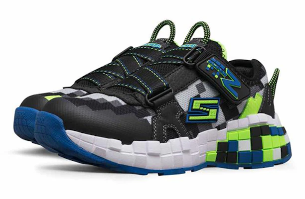 (JR) Skechers Mega-Craft "黑蓝绿" 400001L-BBLM Lookbook (JR) Skechers Mega-Craft "黑蓝绿" 400001L-BBLM