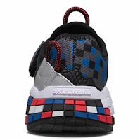 Shop 大童 Skechers Mega-Craft 休閒運動鞋 黑銀紅