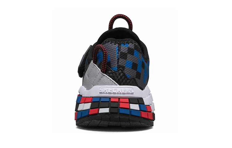 (Youth) Skechers Mega-Craft 'Black Silver Red' 圖 4