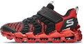 Buy (Youth) Skechers Mega-Flex Lite 2.0 'Black Red' 97565L-BKRD