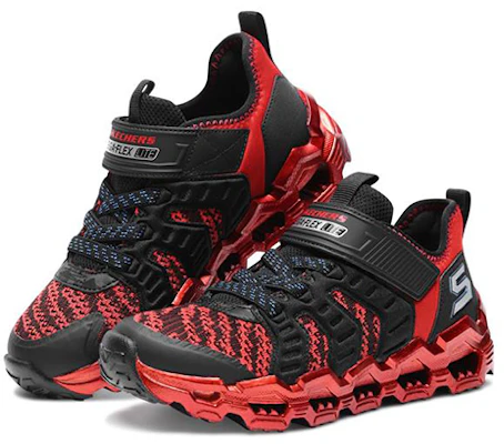 (Youth) Skechers Mega-Flex Lite 2.0 'Black Red' 97565L-BKRD Lookbook (Youth) Skechers Mega-Flex Lite 2.0 'Black Red' 97565L-BKRD