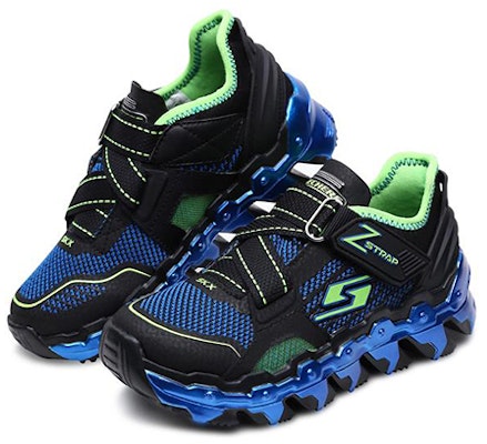(Youth) Skechers Mega-Flex Lite 'Black Blue' 97561L-BBLM Order (Youth) Skechers Mega-Flex Lite 'Black Blue' 97561L-BBLM