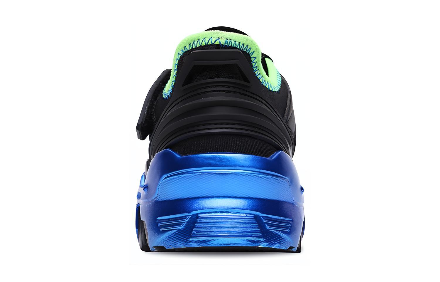 Lookbook (Youth) Skechers Mega-Flex Lite 'Black Blue' 97561L-BBLM