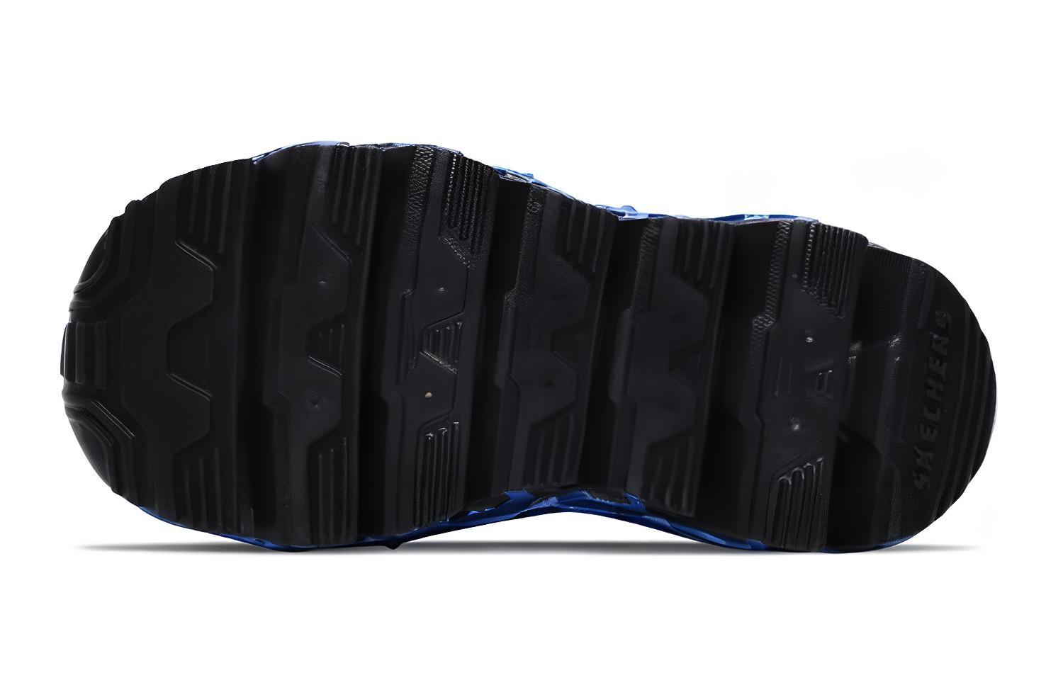 Shop 大童 Skechers Mega-Flex Lite 低筒運動休閒鞋 黑藍