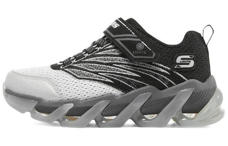 (Youth) Skechers Mega-Surge 'Grey Black' 400132L-BKGY