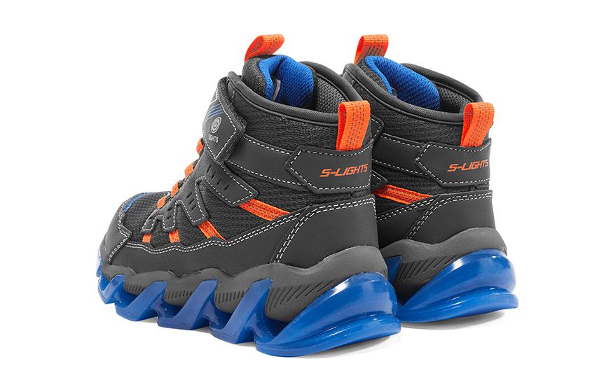 Shop (JR) Sneaker Skechers Mega-Surge ''Gris Orange Bleu'' 400131L-CCBL