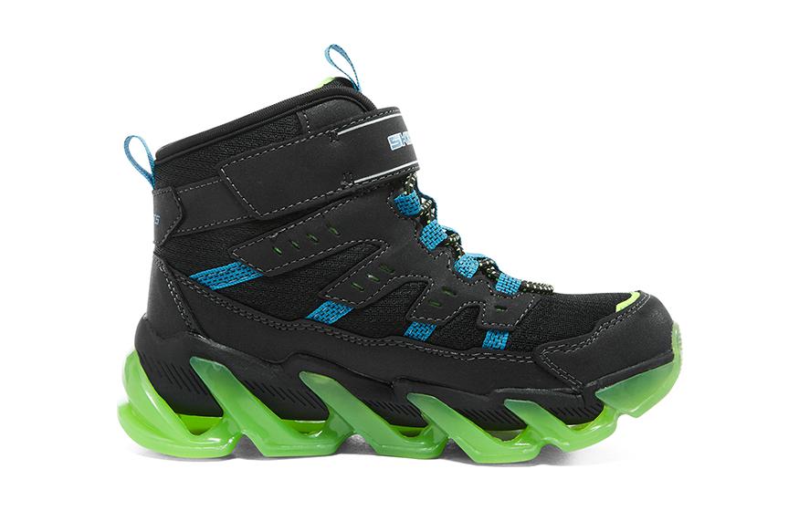 Order (JR) Skechers Mega Surge ''Schwarz Grün'' 400131L-BBLM