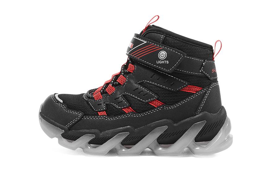 (Youth) Skechers Mega Surge 'Black Red' 400131L-BKRD