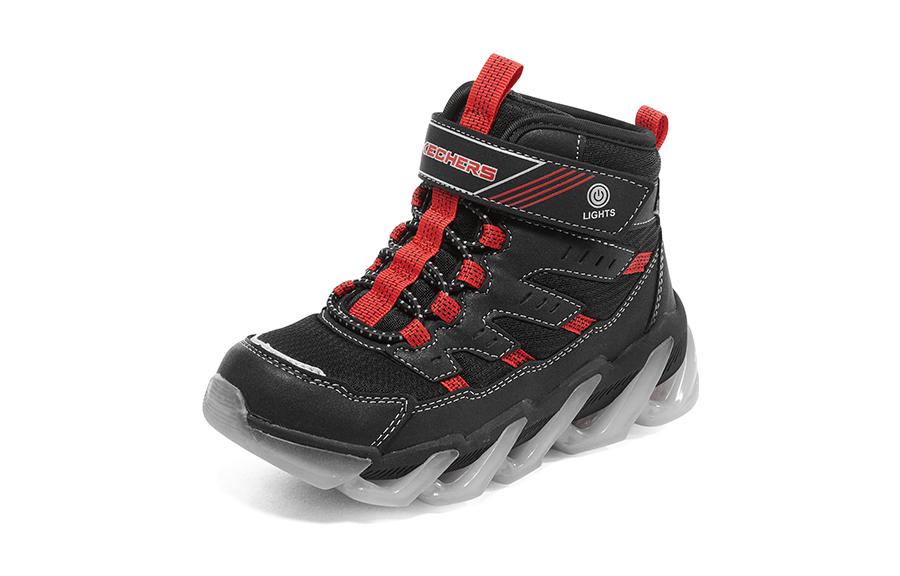 Lookbook (JR) Skechers Mega Surge ''Nero Rosso'' 400131L-BKRD