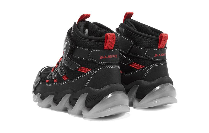 Shop (JR) Skechers Mega Surge ''Nero Rosso'' 400131L-BKRD