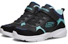 Lookbook (JR) Skechers Meridian Mid-Top 'Hitam Tembaga Biru' 660052L-BKTL