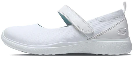 (Youth) Skechers Microburst 'Snow White' 82224L-WHT (Youth) Skechers Microburst 'Snow White' 82224L-WHT